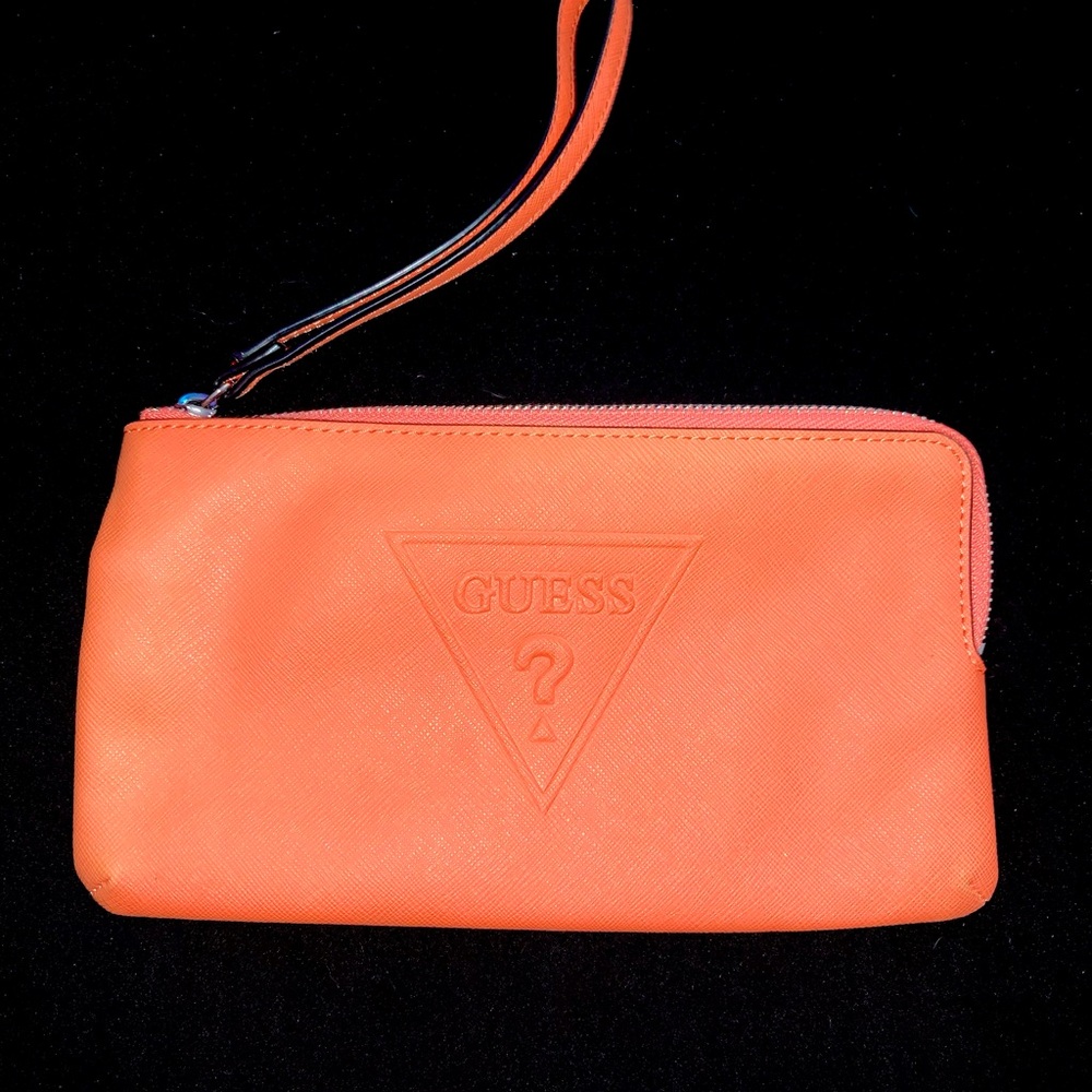 Guess Bright Orange Clutch